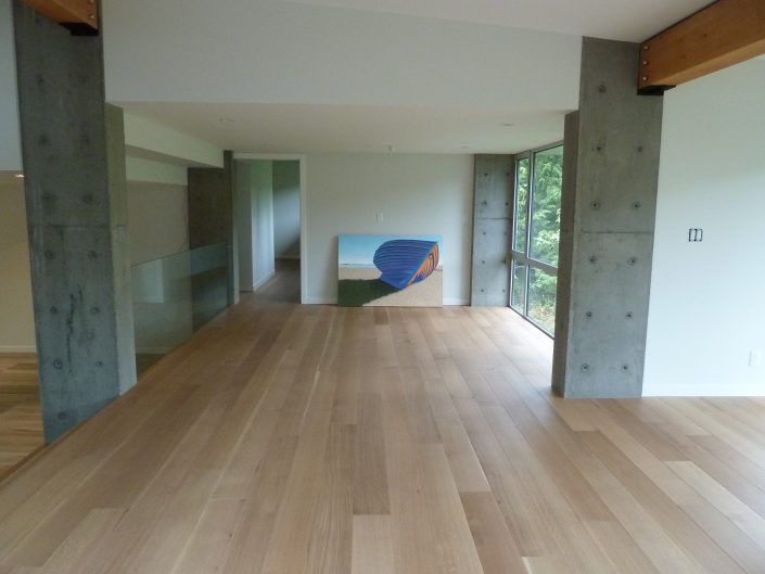 Custom Wide Plank Hardwood flooring White Oak - Langley